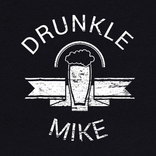 Mens Drunkle Mike Shirt  Funny Drunk Uncle Beer by lohstraetereva